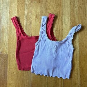 Top shop cropped tank tops